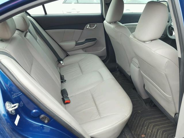 19XFB2F93DE071132 - 2013 HONDA CIVIC EXL 蓝色 照片 6