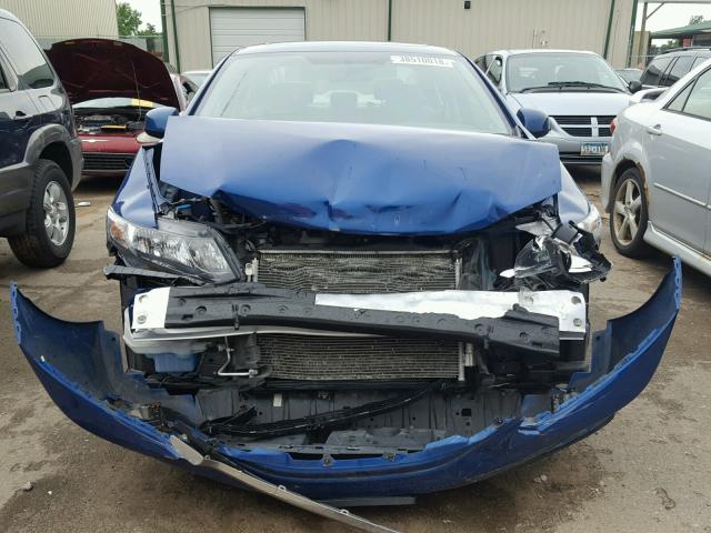 19XFB2F93DE071132 - 2013 HONDA CIVIC EXL 蓝色 照片 9