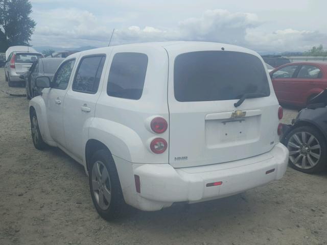 3GNDA13D98S626550 - 2008 CHEVROLET HHR LS WHITE photo 3