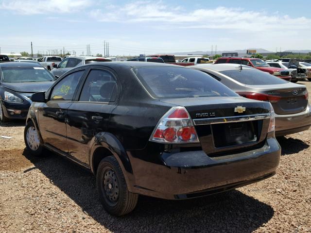 KL1TD56658B237438 - 2008 CHEVROLET AVEO BASE Qara foto 3