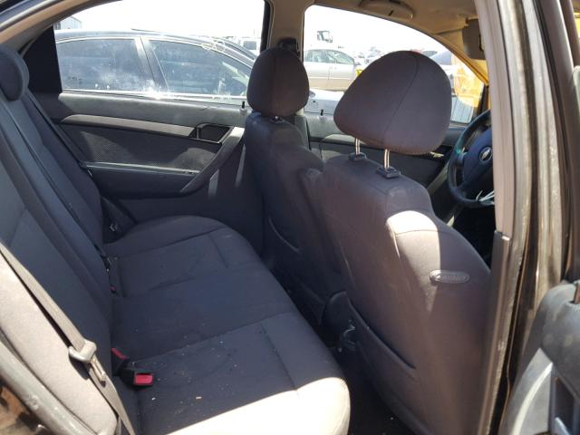 KL1TD56658B237438 - 2008 CHEVROLET AVEO BASE Qara foto 6
