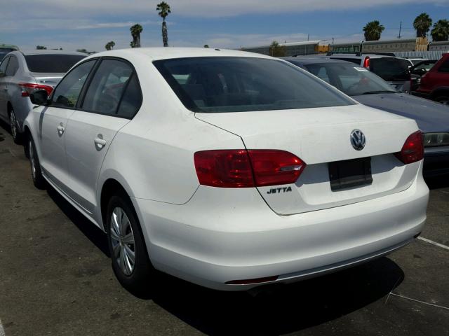 3VW1K7AJ9BM305458 - 2011 VOLKSWAGEN JETTA BASE 白色 照片 3