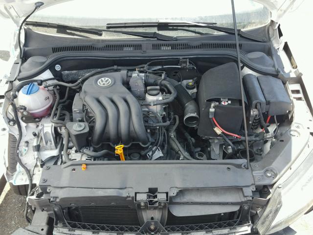 3VW1K7AJ9BM305458 - 2011 VOLKSWAGEN JETTA BASE 白色 照片 7