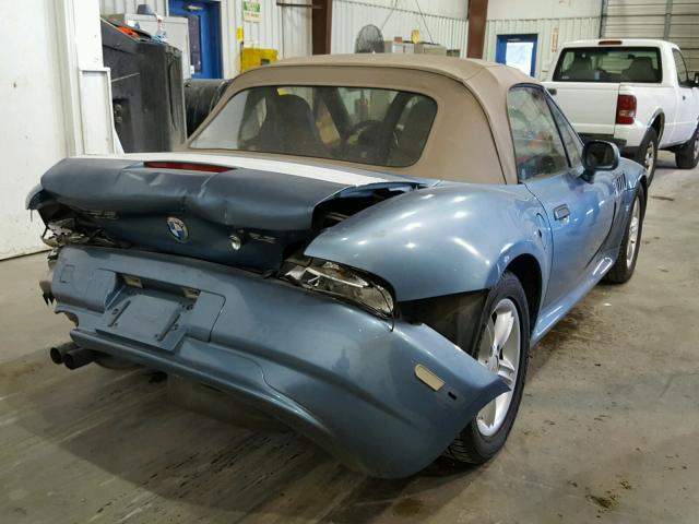 WBACH9345YLG18577 - 2000 BMW Z3 2.3 BLUE photo 4