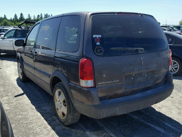 1GMDU031X8D159893 - 2008 PONTIAC MONTANA SV BROWN photo 3