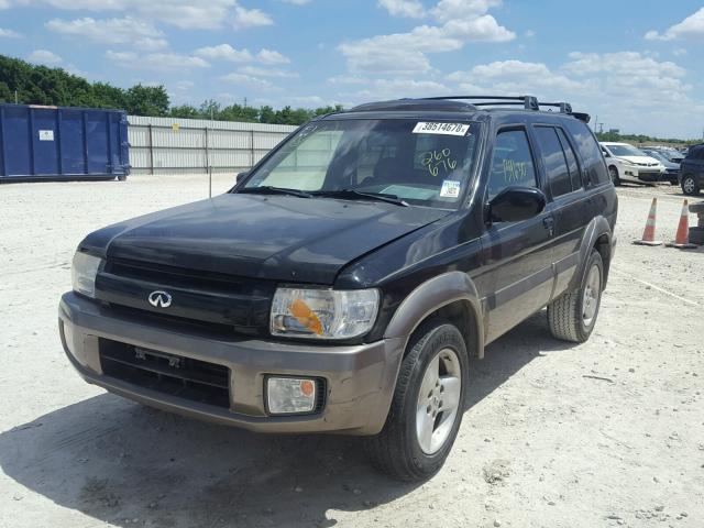 JNRDR09Y62W260676 - 2002 INFINITI QX4 BLACK photo 2