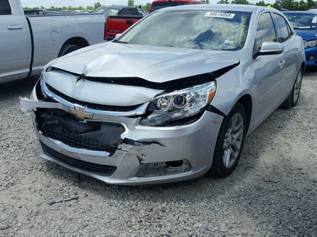 1G11C5SL3FU144684 - 2015 CHEVROLET MALIBU 1LT ვერცხლისფერი ფოტო 2