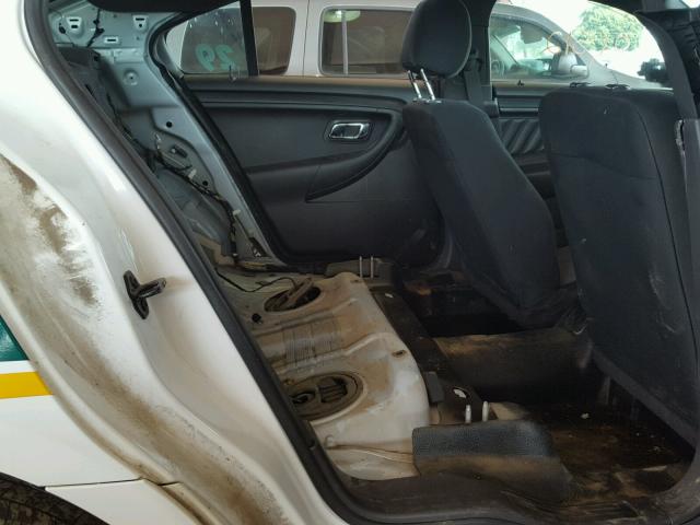 1FAHP2MT9EG159506 - 2014 FORD TAURUS POL WHITE photo 6