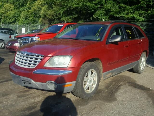 2A4GM68446R614295 - 2006 CHRYSLER PACIFICA T RED photo 2