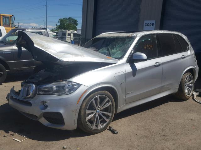 5UXKT0C57J0V98661 - 2018 BMW X5 XDR40E ვერცხლისფერი ფოტო 2