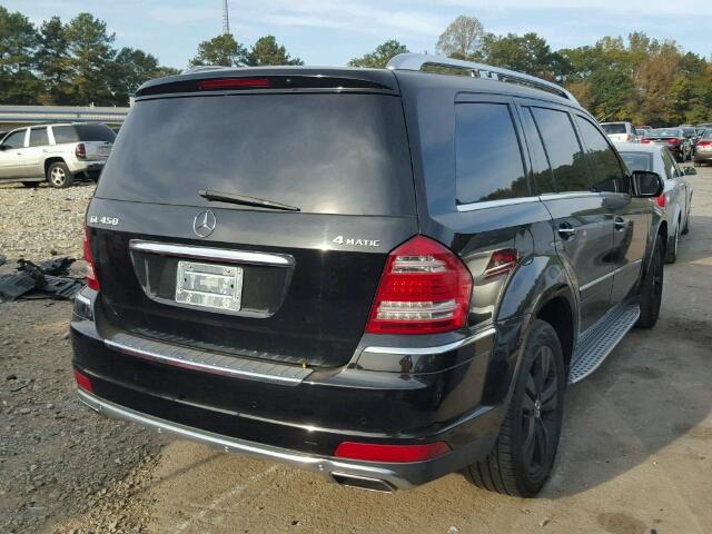 4JGBF7BE6AA614874 - 2010 MERCEDES-BENZ GL 450 4MA BLACK photo 4