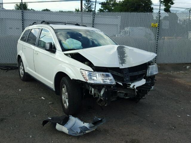 3D4GG47BX9T181412 - 2009 DODGE JOURNEY SE WHITE photo 1