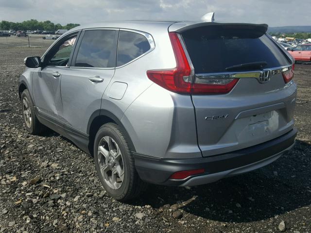 7FARW2H8XJE041299 - 2018 HONDA CR-V EXL SILVER photo 3