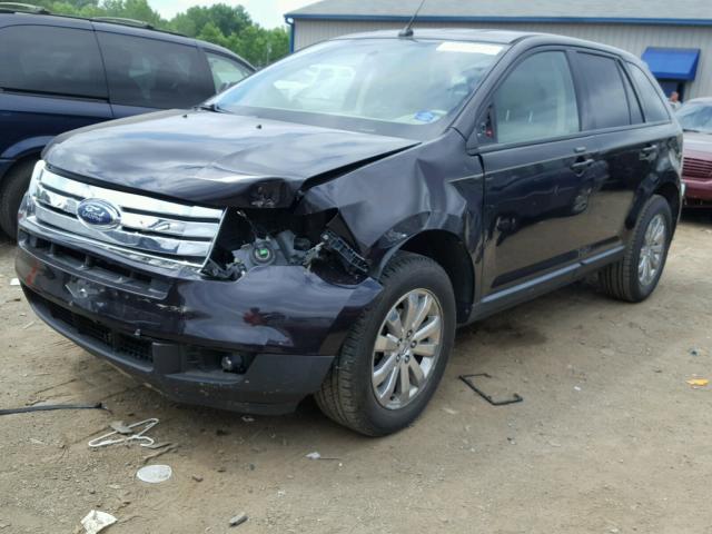 2FMDK39C07BB59096 - 2007 FORD EDGE SEL P BLACK photo 2