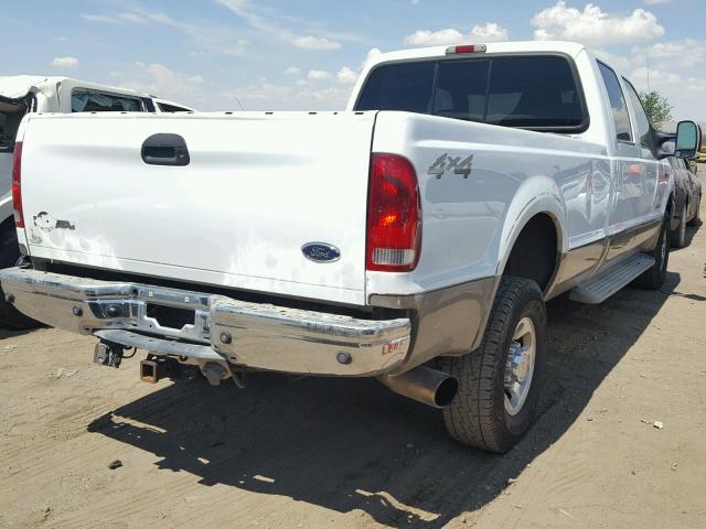 1FTSW31P44EB68673 - 2004 FORD F350 SRW S WHITE photo 4