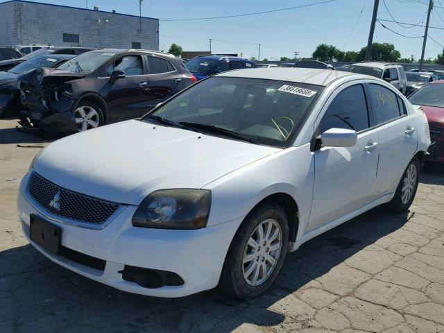 4A32B2FF1BE024479 - 2011 MITSUBISHI GALANT FE WHITE photo 2