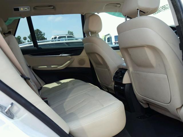 5UXKT0C55G0S77176 - 2016 BMW X5 XDR40E WHITE photo 6