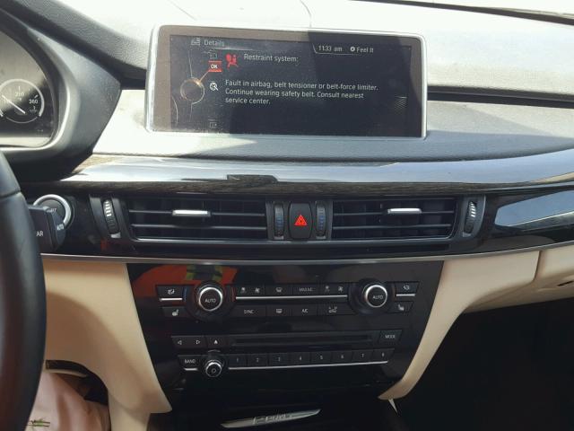 5UXKT0C55G0S77176 - 2016 BMW X5 XDR40E WHITE photo 9