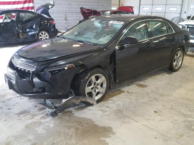 1G1ZB5E11BF242143 - 2011 CHEVROLET MALIBU LS შავი ფოტო 2
