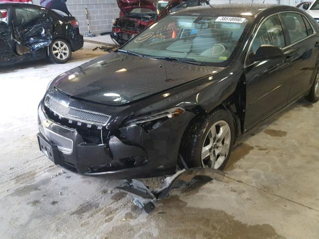 1G1ZB5E11BF242143 - 2011 CHEVROLET MALIBU LS შავი ფოტო 9
