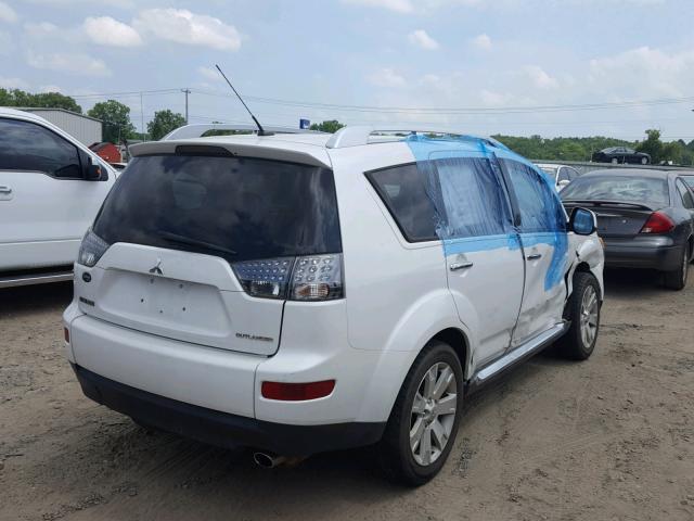 JA4LS31W29Z014173 - 2009 MITSUBISHI OUTLANDER WHITE photo 4