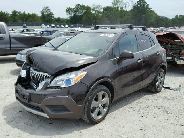 KL4CJASB8DB184039 - 2013 BUICK ENCORE BROWN photo 2
