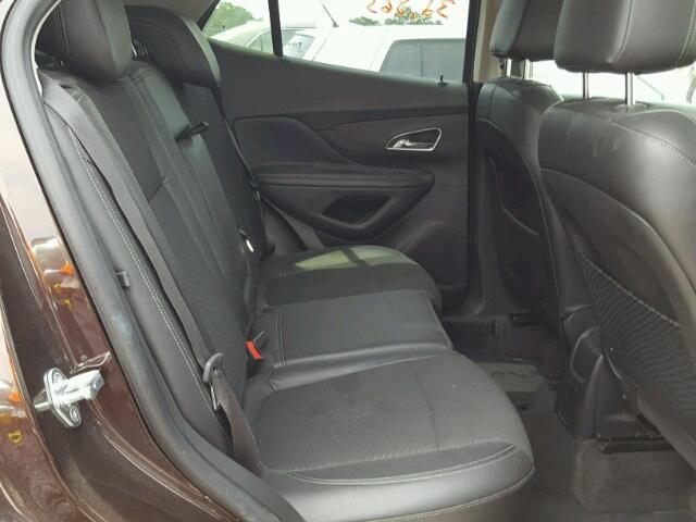 KL4CJASB8DB184039 - 2013 BUICK ENCORE BROWN photo 6