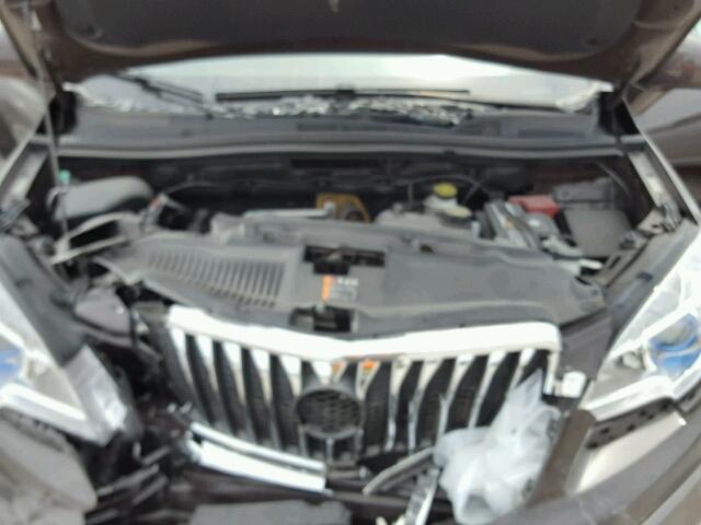 KL4CJASB8DB184039 - 2013 BUICK ENCORE BROWN photo 7