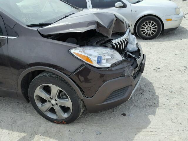 KL4CJASB8DB184039 - 2013 BUICK ENCORE BROWN photo 9