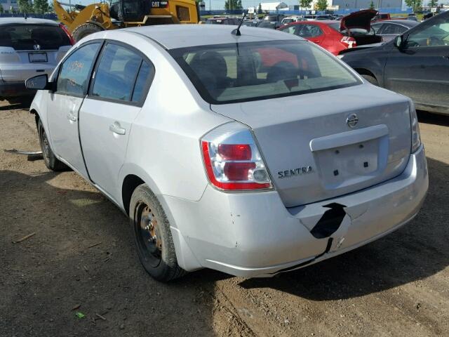 3N1AB61E08L617377 - 2008 NISSAN SENTRA 2.0 SILVER photo 3