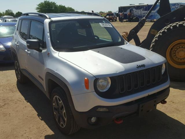 ZACCJBCT6GPD93731 - 2016 JEEP RENEGADE T GRAY photo 1