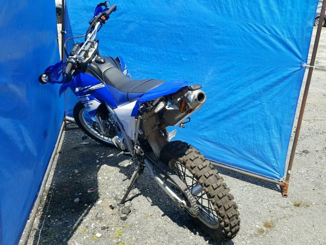 JYADG21E4HA009370 - 2017 YAMAHA WR250 R BLUE photo 3