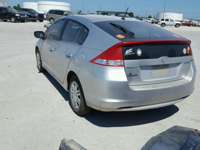 JHMZE2H56AS008161 - 2010 HONDA INSIGHT LX SILVER photo 3