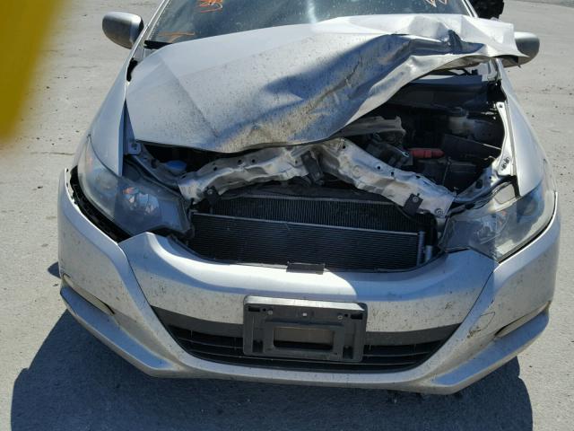 JHMZE2H56AS008161 - 2010 HONDA INSIGHT LX SILVER photo 9