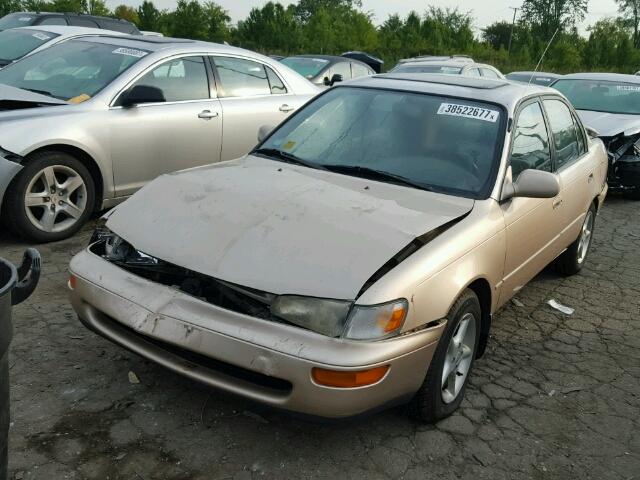 1NXBB02E9VZ662182 - 1997 TOYOTA COROLLA DX TAN photo 2