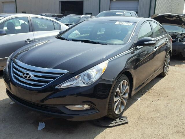 5NPEC4AC3EH826252 - 2014 HYUNDAI SONATA SE/ BLACK photo 2