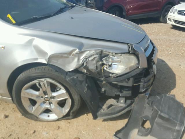 1G1ZH57B08F210717 - 2008 CHEVROLET MALIBU 1LT 银色 照片 9