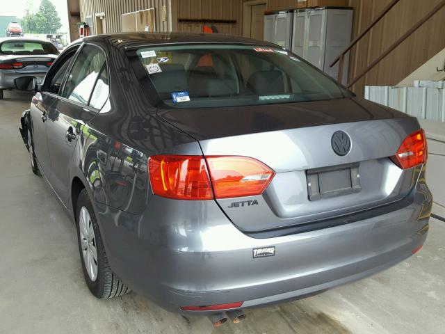 3VW2K7AJ5EM219198 - 2014 VOLKSWAGEN JETTA BASE 石墨色 照片 3