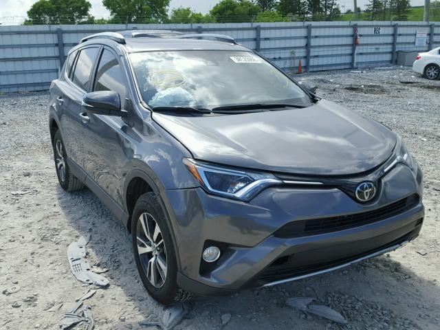 JTMWFREV9JJ730969 - 2018 TOYOTA RAV4 ADVEN GRAY photo 1