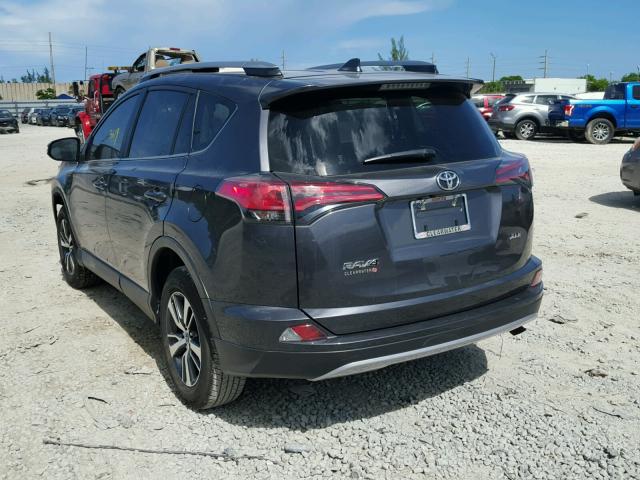 JTMWFREV9JJ730969 - 2018 TOYOTA RAV4 ADVEN GRAY photo 3