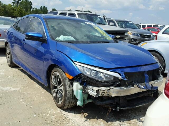 19XFC1F31GE018730 - 2016 HONDA CIVIC EX BLUE photo 1