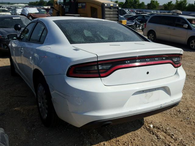 2C3CDXKT5GH206510 - 2016 DODGE CHARGER PO WHITE photo 3