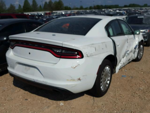 2C3CDXKT5GH206510 - 2016 DODGE CHARGER PO WHITE photo 4