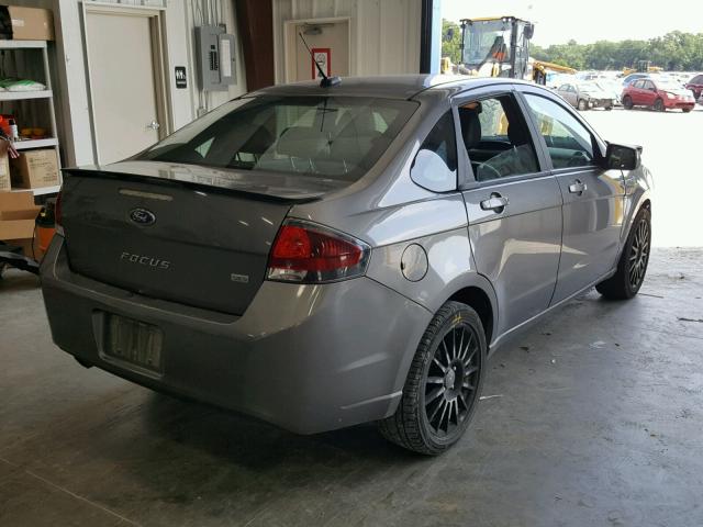 1FAHP3GN4AW197244 - 2010 FORD FOCUS SES GRAY photo 4