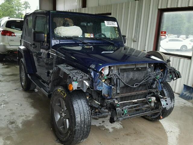 1C4AJWAG6CL290019 - 2012 JEEP WRANGLER S BLUE photo 1