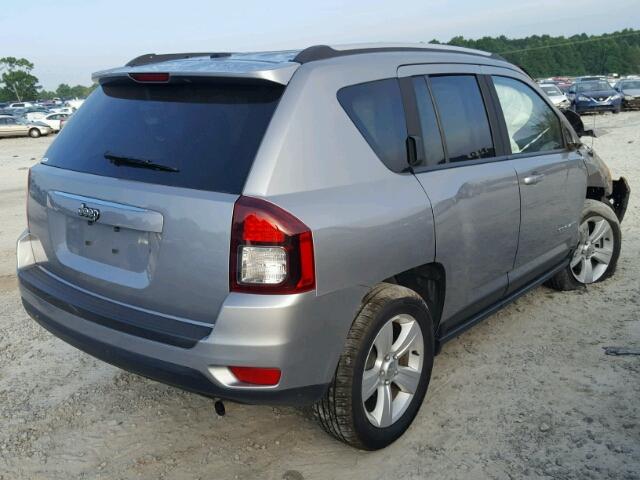 1C4NJCBAXGD675321 - 2016 JEEP COMPASS SP SILVER photo 4