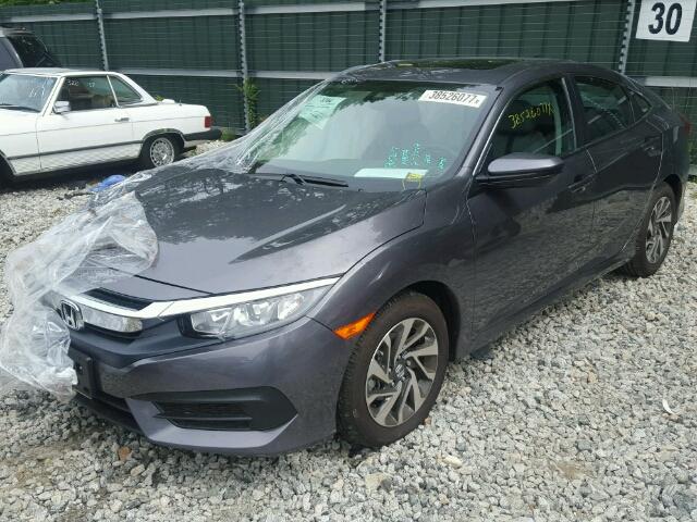 19XFC2F72HE219546 - 2017 HONDA CIVIC GRAY photo 2