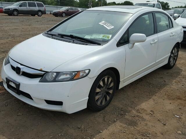 2HGFA16879H305502 - 2009 HONDA CIVIC EX 白色 照片 2