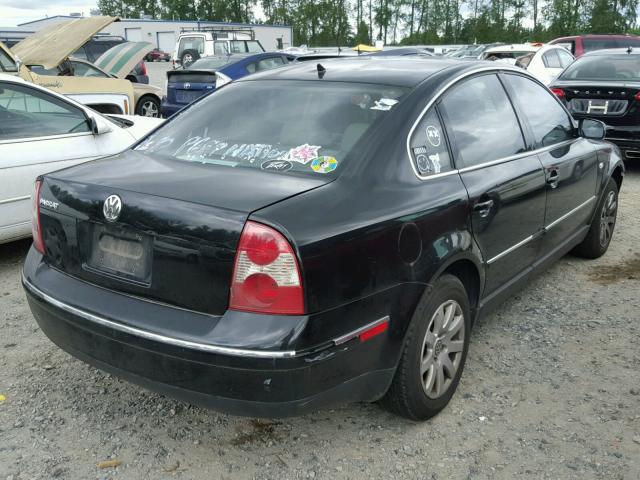 WVWPD63B92P245943 - 2002 VOLKSWAGEN PASSAT GLS BLACK photo 4