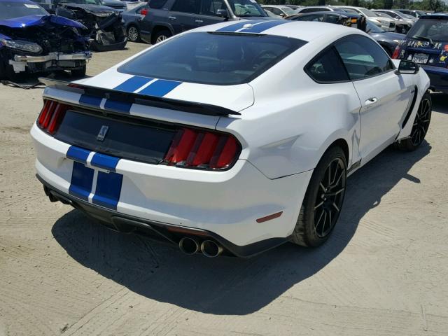 1FA6P8JZ8H5522011 - 2017 FORD MUSTANG SH WHITE photo 4